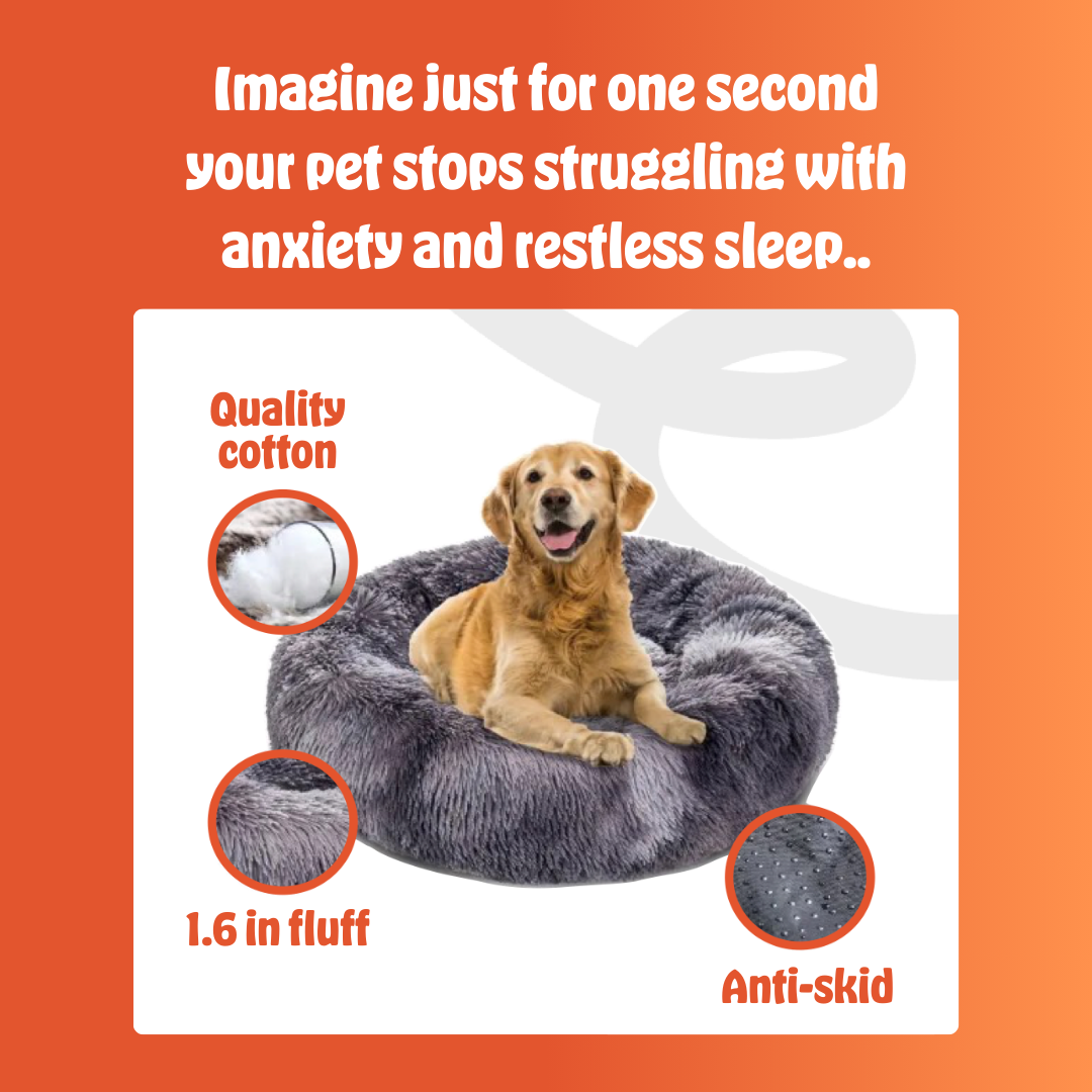 FluffyNest™ | The Cozy, Calming Bed for Restful Sleep