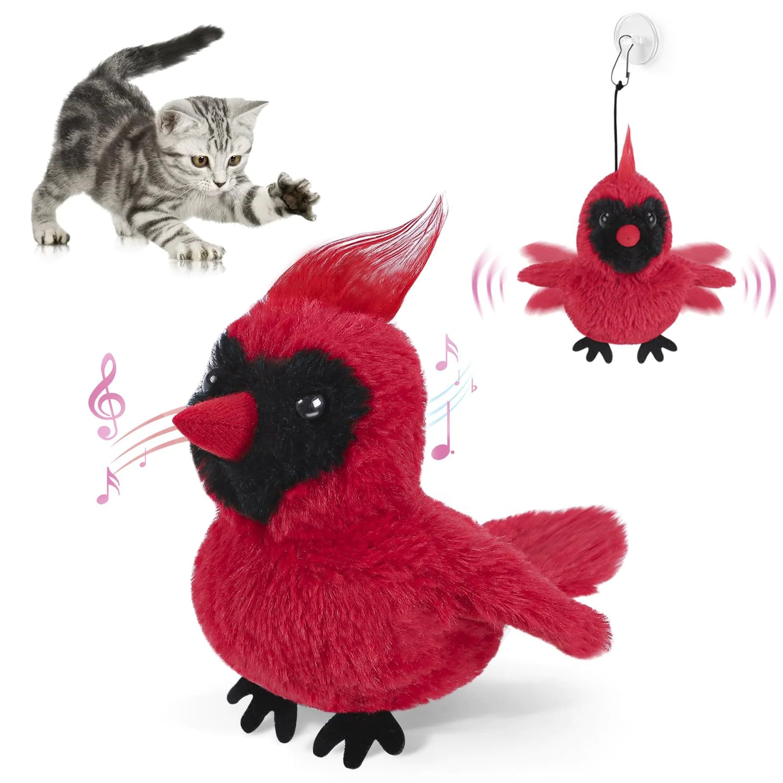 Juguete de Pájaro con Movimiento para Gatos Petiche